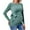 Green, variant on Qingpeng Maternity Shirt Crewneck Long Sleeve Basic Top Ruch Sides Bodycon Solid T Shirt for Pregnant Women