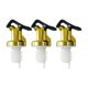 thumbnail image 1 of 3 boquillas para verter licor, vino, botellas de licor, dispensador de aceite de oliva. Oro, 1 of 9