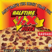 Halftime Thin Crust Sausage Pizza, 22.35 oz