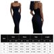 thumbnail image 2 of Vestido Largo Con Cola De Pez Vestido ajustado sin espalda Estilo de salón sexy Traje diario de color sólido (Negro L) Kuymtek para Mujer Negro T XXL, 2 of 8