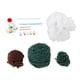 thumbnail image 2 of Kit de crochet para árbol de Navidad, adornos tejidos a mano, kits de decoración caseros para hacer verde, 2 of 9