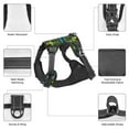 thumbnail image 6 of Fotbe Teal Vintage Corn Pattern Pattern Dog Harness, No-Pull Pet Harness with 2 Leash Clips, Adjustable Soft Padded Dog Vest with Easy Control Handle for Large Dogs-X-Large, 6 of 6