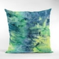 thumbnail image 7 of Plutus Green Yellow Blue Northern Lights Animal Faux Fur Luxury Throw Pillow - Double sided 16" x 16", 7 of 7