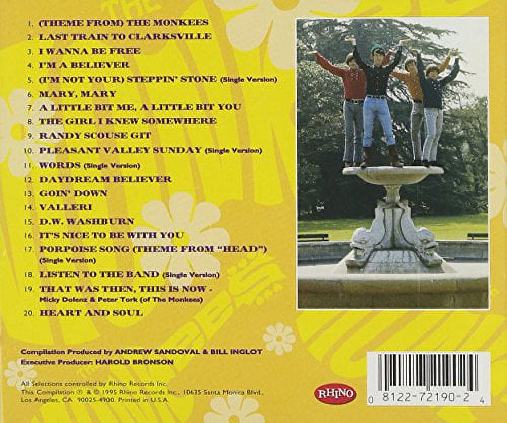 The Monkees - Greatest Hits Original Album - Classic Rock N' Roll