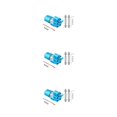 thumbnail image 1 of maskred Metal Box Transfer 370 Motor Accessory for WPL C14 Q60 Blue 3.17mm 3Set, 1 of 6