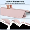 thumbnail image 4 of Aoub Case for iPad 9th Generation 2021 / iPad 8th Generation 2020 / iPad 7th Generation 2019, Auto Sleep/Wake for Slim Soft Back Smart Cover, iPad 10.2 inch Case with Pencil Holder, Pink, 4 of 9