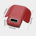 thumbnail image 3 of Auto Center Console Cover Leather Arm Rest Cushion with Pocket and Tissue for SUV Truck Sedan Vehicle - Car Armrest Protector Pad, 3 of 3