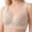 Beige, variant on Wireless Bras for Women Elegant Floral Lace Wide Strap Seamless T Shirt Bra Bralettes Everyday Bra