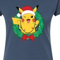 thumbnail image 3 of Pokémon - Pikachu Lights Wreath - Juniors Fitted Graphic T-Shirt, 3 of 5