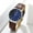 B-6B-home supplies, variant on Home Men's Military Analog Quartz Watch Classic Leather Strap Wrist Watch Business Casual Dress Timepiece Water Resistant Date Calendar 4cm Dial Household Essentials
