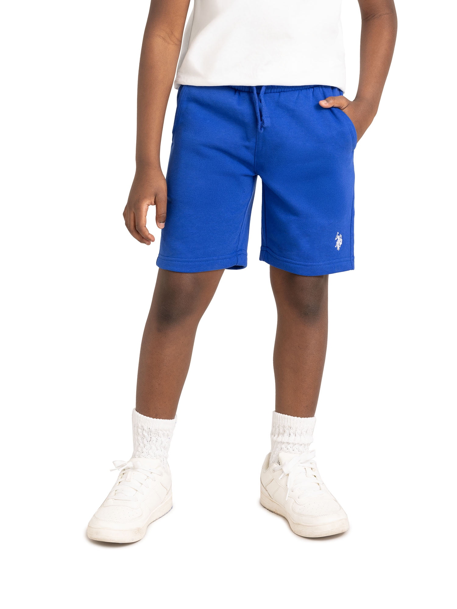 U.S. Polo Assn. Boys Fleece Short with Zipper Pockets, Sizes 4-18
