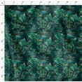 thumbnail image 4 of Soimoi Polyester Fleece Green Fabric By the Yard - 56 Inch Wide - Leaves Pattern Fabric - Botanical and Elegant Designs for Various Uses Printed Fabric, 4 of 6