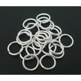 thumbnail image 2 of J190 - THICK - 200 pcs. Silver Plated Open Jump Rings - 8mm - 15 Gauge - HIGH QUALITY, 2 of 4