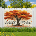 thumbnail image 2 of Colorful Leaves Autumn Banner Tree Decoration Fall Seasonal Scene for Home Decoration Thanksgiving Party Nature Photo Shoot, 2 of 8