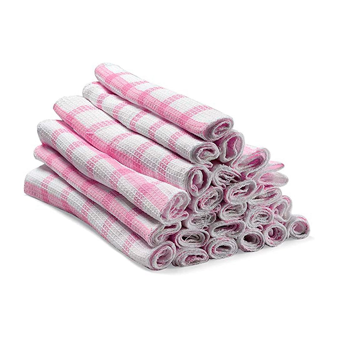 Shop LC Kitchen Towels Dish Cloths Set of 24 100 Cotton 12 x 12