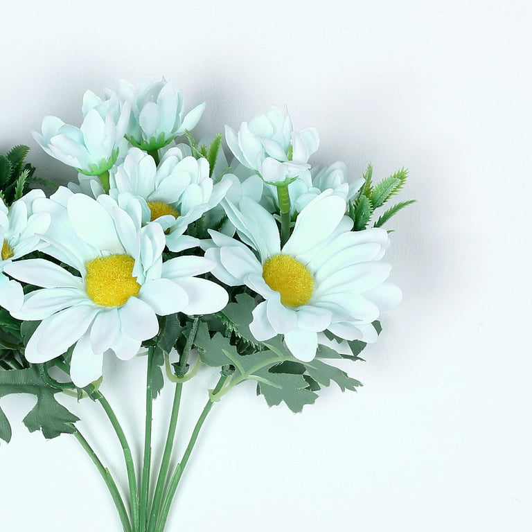 Daisy Silk Flowers Outdoor Artificial Flowers Arrangements (Lake Blue) –  FiveSeasonStuff