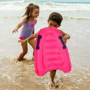 Kyusrd Inflatable Surfboard Bodyboard for Kids Adults,Lightweight Portable PVC Board with Soft Deck & Comfortable Handles,Easy to Inflate Deflate for Pool Beach Swimming Surfing & Summer Water Fun