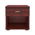 thumbnail image 4 of Boyd Sleep Novara One Drawer Nightstand with Open Storage, Cherry, 4 of 10