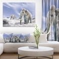 thumbnail image 1 of Mammoth Elephants in Field, 1 of 3