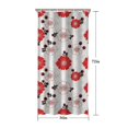 thumbnail image 5 of Pioneer Flower Floral Print Pattern Shower Curtain 36"x72", Bathroom Decorative Shower Curtain Set with 12 Hooks, Waterproof Washable, 5 of 6