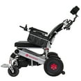 thumbnail image 5 of Back Support Auto Reclinable Motorized Mobility Wheelchair (Reclines 180°), Holds Up To 500 lbs, Perfect for Heavy Duty Lightweight Travelling - Silver Red, 5 of 12