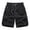 Black, variant on Mens Athletic Shorts Summer Elastic Waist Slim Fit Knee Length Lightweight Cooling Workout Gym Shorts with Pockets