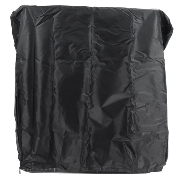 Funda para lavadora, tela Oxford 210D con revestimiento plateado, para balcón, secadora, 74 x 71 x 101 cm, color negro