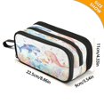 thumbnail image 3 of ALAZA Dolphins and Fish Pencil Case Bag 3 Compartment Pen Pouch Large Storage Holder Box Organizer, 3 of 8