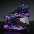 thumbnail image 6 of enyan Kids Shoes Boys Girls Breathable Soft Athletic Basketball Shoes (Little Kid/Big Kid) Purple,12.5, 6 of 6