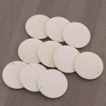 thumbnail image 1 of Minkissy 100Pcs Wooden Chips Round Craft Slices Yellow Perfect for Hanging Tags and Decorations, 1 of 8