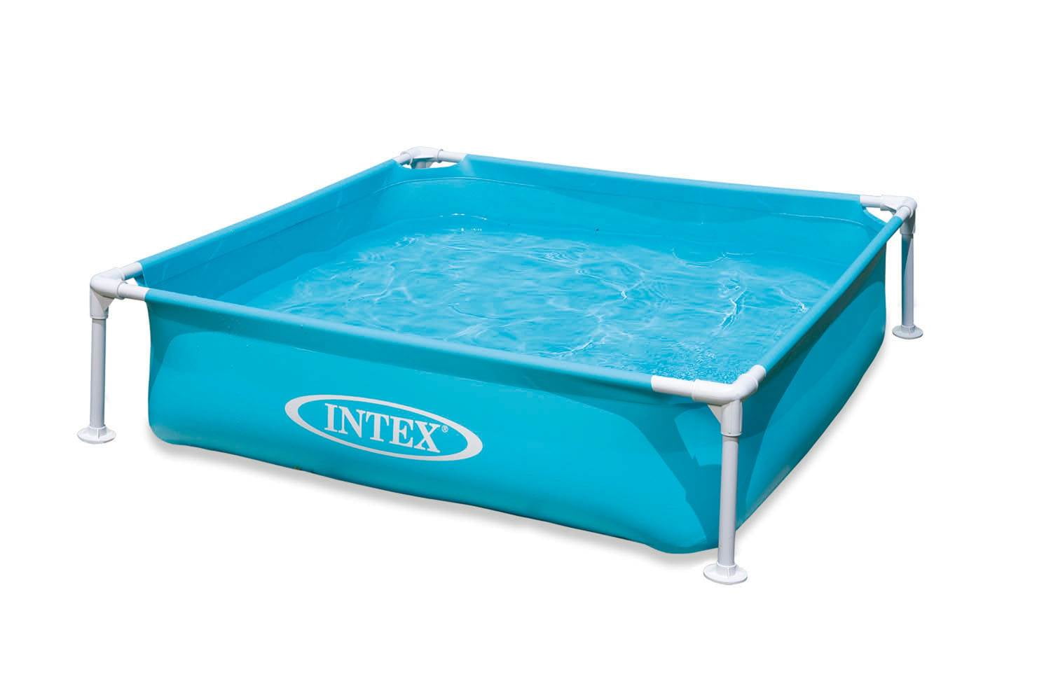 Intex 4ft x 4ft x 12in Mini Frame Kids Beginner Kiddie Swimming Pool (4  Pack)