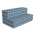 thumbnail image 1 of Abstract Foldable Mattress, Vintage Optical Illusion, 78.7" x 47.2", Azure Blue and Cadet Blue, by Ambesonne, 1 of 6