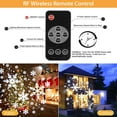 thumbnail image 4 of Christmas Projector Lights Outdoor, Morttic Upgraded Rotating Snowflake Projector with Remote Timer IP65 Waterproof LED Christmas Snowfall Projection Lamp for Xmas Holiday House Decoration, 16.4ft, 4 of 8