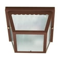 thumbnail image 3 of Nuvo 60-473 - 2 Light - 10" - Carport Flush Mount - With Textured Frosted Glass, 3 of 4