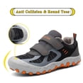 thumbnail image 4 of Zapatos de senderismo Mishansha para niños y niñas, zapatillas bajas, grises, 3, 4 of 7