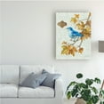 thumbnail image 2 of Trademark Fine Art 'Winter Bird Mountain Blue Bird' Canvas Art by Danhui Nai, 2 of 3