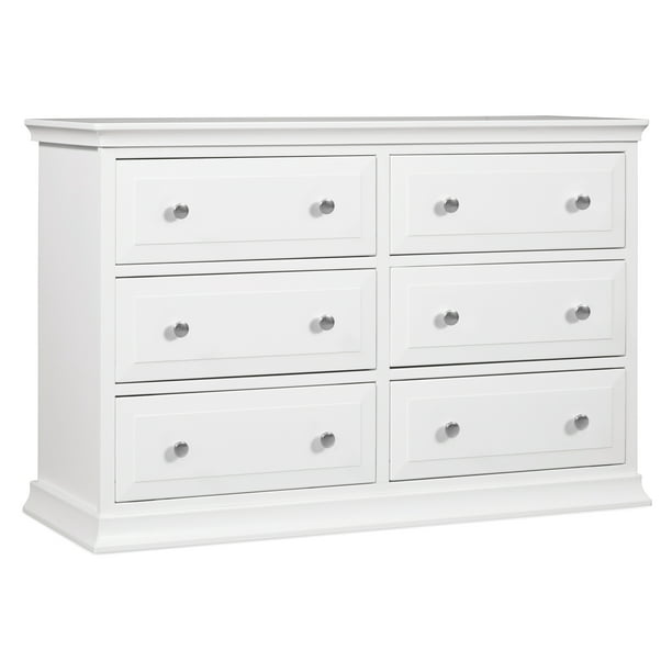 Davinci Signature 6 Drawer Double Dresser In White Walmart Com