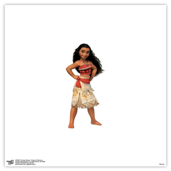 Gallery Pops Disney Moana - Moana of Motunui Wall Art, Unframed Version, 12" x 12"