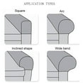 thumbnail image 4 of Nvzi Sofa Armrest Cover,2 Pcs Anti-Slip Protective Slipcovers with Elasticity,Armrest protective cover,Fit 18*15*5cm,Blue White Sofa Armrest Protectors,Ideal for Sofa Slipcovers Category, 4 of 4