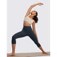 thumbnail image 3 of Pantalones CRZ YOGA Butterluxe Capri de Yoga de Cintura Alta 48 cm Azul Marino S, 3 of 5