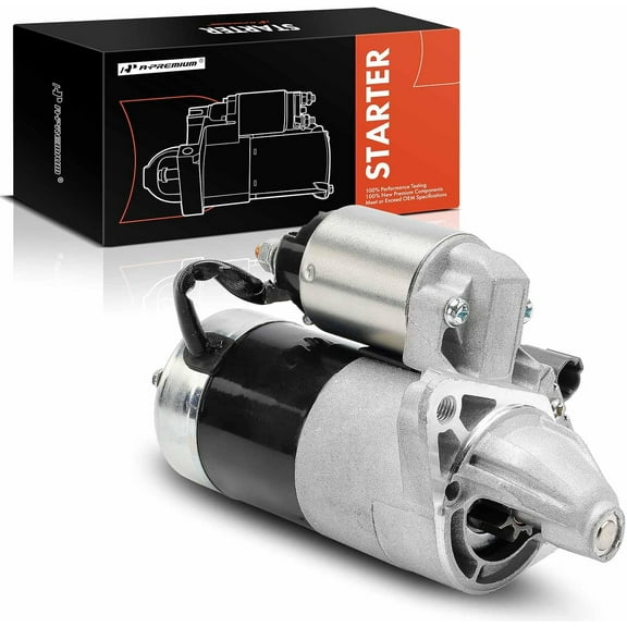 A-Premium Starter Motor Compatible with Nissan Sentra 2000 2001 2002 L4 1.8L, 12V 1.1KW 8-Teeth Clockwise