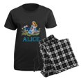 thumbnail image 5 of CafePress - ALICE IN WONDERLAND BLUE Women's Dark Pajamas - Women's Short Sleeve Print T-Shirt and Pants Dark Cotton Pajama Set, 5 of 7