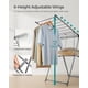 thumbnail image 4 of Tendedero de ropa SONGMICS plegable de 2 niveles con 24 rieles Gr, 4 of 7