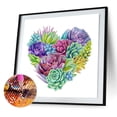 thumbnail image 1 of Cuadros Decorativos Suculentas 5D Diamond Painting DIY Full Square Drill Mosaic Craft (ZQF8110) Tmvgtek embutido en tela, 1 of 8