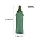 thumbnail image 2 of Yuarrent Botella de agua recargable, plegable, Flexible, bolsa lavable, actividad exterior, correr, acampar, viajar, ciclismo, botellas Ropa Deportiva, Zapatos Verde 500ml Yuarrent OD022329-02, 2 of 6