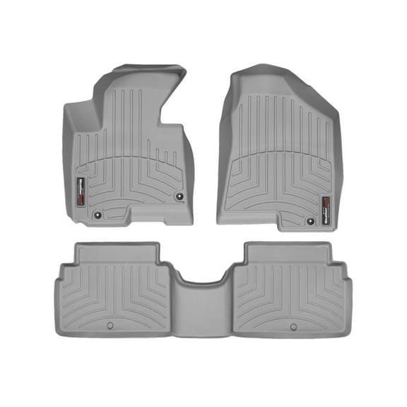 WeatherTech Custom Fit FloorLiners compatible with Sportage, Tucson - 1st & 2nd Row, Grey