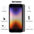 thumbnail image 7 of UZWZW 4 Pack Privacy Screen Protector Tempered Glass for iPhone SE 3 (2022) / SE 2 (2020) 4.7 inch, 7 of 7