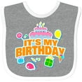 thumbnail image 3 of Inktastic It's My Birthday Boys or Girls Baby Bib, 3 of 4