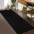 thumbnail image 3 of Garvee 2'x6' Runner Rugs Ultra Soft Area Rug, Washable Fluffy Area Rug Non Slip Rug for Hallway Kitchen Entryway, Black, 3 of 9