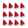 thumbnail image 1 of 2x 12x Gorro de Navidad, Mini Gorros de Papá Noel, Decoración Suave, Disfraces, Manualidades para Muñecas, Mini Gorros, Gorro de Navidad de Papá Noel 2 piezas, 1 of 8